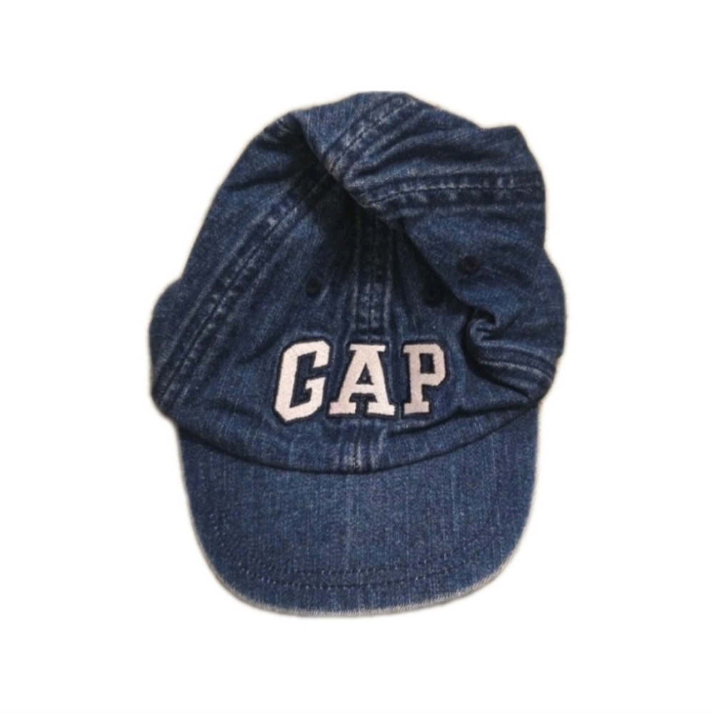 🏝️ Boys' Lot of 3 Items Baby Gap Overalls Sweater Cap 3-6m - Picture 8 of 10